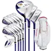 Women Golf Clubs Maruman FL III Полные наборы правой рукой гольф -водитель Wood Irons клюшка L Flex Graphite Wans и сумка