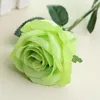 Fleurs décoratives 5pc simulation de fausse fleur artificielle de haute qualité Flanelle Rose Head Flores Bouquet de mariage DIY DÉCORATION HOME