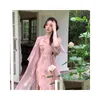 Robes décontractées de base Jeune fille cheongsam robe chinois style impd moderne qipao sans manches vintage imprime