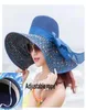 Women Straw Hat Beach Sunhat Floppy Floppy Travel Packable Wide Brim Protezione Sun Cap68804478577144