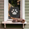 Portadores de gatos 1 conjunto de acceso a la puerta de mascota de acceso gratuito Gatito de plástico Pantalla de perrito anticollision