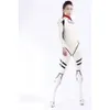 Vente chaude Latex Catsuit Red Black and White Capture complète Couverture Taille Party Taille XS-XXL Costumes