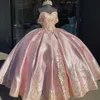 Robe de quinceanera Rose Rose Luxur