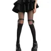 Donne calze JK Sheer Talls Ribbon Bowknot Silk Sintyhose Stockings