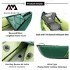 AQUA MARINA RIPPLE 3 Persons Kayak Family Style Leisure Sports Canoeing Water Travel Fishing Inflatable Boat 370x85cm 240509