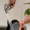 Küchenarmatur 1PC Waschbecken Seitensprühkopf Ersatzbecken Wasserhahn automatisch Reset Home Badezimmer Reinigungswerkzeuge Zubehör