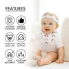 QQC9 Bibs Burp Cloths bébé 100% coton Bib 5 pièces / Pack Baby Bandage Set NOUVEAU ABSORPTION SOFD SOLBOW SALIVA SALIVA BARCHES ET FILLES TIANGULAL ECLOL DOSLE D240513