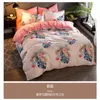 Bedding Sets Warm Winter Cotton&flannel Multifunction AB Both Sides Flowers Tree Duvet Cover 3/4pcs Set Twin King Super Size