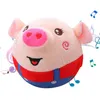 Haustier Bounce Jumping Doll Childrens Spielzeug Spaß spricht Tierspielzeug Katze und Hundespielzeug singen Bounce Pig Elektrische Plüschspielzeugkindergeschenk 240509