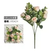 Dekorativa blommor Artificial Flower Rose Fake Plant Wedding Decoration Bridal Bouquet Room Decor Hushållsprodukter Tillbehör