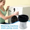 Badaccessoire set wasmachine drainage pomp afdichtingsafdekking filter trommel wasmachine bedekt onderdelen afvoer uitlaat stekker thuis accessoires