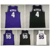 Chris Webber King Basketball Jersey Sacramentos Jason Williams Jerseys Blanc Blanc Black Purple Size S-XXL