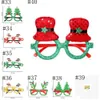 Claus Lunettes Santa Tree Christmas Xmas Eyeglass Photo Prop Party Decoration Supplies 40 Designs Facultatif