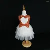 Sukienki dla dziewczynki Flower Boy Wedding Sukiena dla dzieci puszysta gazy modna księżniczka