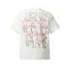 24ss yaz büyük boyu ABD İsa ağız baskısı yıkanmış vintage tee moda erkekler kısa kollu kaykay tişört kadınlar Giysileri rahat pamuk tişörtleri 0513