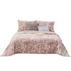 Set di biancheria da letto a sabbia di cotone a tre pezzi lavati jacquard trapunta trapunta moderna set sottile minimalista