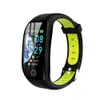 Bracelet d'écran de couleur F21 Exercice intelligent Cadre cardiaque de la pression artérielle Sleep Health Monitoring Steping Bluetooth Intelligent Rappel Bracelet