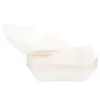 Tasses 20 pcs plateaux jetables contenant des récipients à emporter Fried Papier Frises Frises Papier Micro-ondes Aliments Microwavable