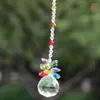 Декоративные фигурки 1pcs Diy Chakra Sun Catcher Crystal Ball Prism Rainbow Octagon Beads Висят солнечные украшения