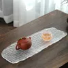 Tea Trays Glass Japanese Tray Creative Minimalist Art Vintage Serving Decorative Ceremony Teaware