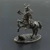 Estatuetas decorativas retro sólido centaur guerreiro model soldied ornamentos de metal artesanato de cobre de metal