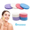 Cleaning 1/6/10/20 pieces of makeup removal facial sponge heart-shaped cellulose sponge facial cleansing sponge cosmetic puff d240510
