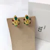 luxury CELIbrand palace designer earrings women 18k gold geometry colorful stone vintage oorbellen brincos aretes earings earring ear rings jewelry