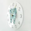 Horloges murales Symboles de soins dentaires dentistes horloge murale acrylique suspension horloge silencieuse horloge horloge de dents conception de dents dentaire décor