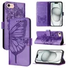 Butterfly Wallet Cases For Samsung M62 M55 M15 X Cover 7 6 5 M34 M54 M14 M52 M32 M53 M33 Iphone SE 4 SE4 PU Leather ID Card Slot Skin Fashion Flower Holder Flip Cover Pouch