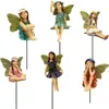 Other Home Garden 6Pcs/Lot Fairy Accessories Outdoor Indoor 6Pcs Miniature Fairies Figurines For Pot Plants And Mini Lawn Decorati Dhcou