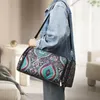 Bolsas de armazenamento Bolsa de crochê útil para economia de espaço de grande capacidade Oxford Tote Tote Supplies domésticas