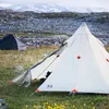 Tentes et abris Nouvelles tentes de neige pyramide hexagonale Tour extérieure Camping Léger Randonnée Tente à l'épreuve du TenteQ240511