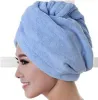 Microfibra Quick Dry Turban Cap Magic Hair Essiccata Hat Wear Sleep abbiglia