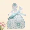 Enveloppe cadeau 12pcs Bride de mariage Bride Princess Candy Baby Shower Favors Chocolate Decoration Party Supplies