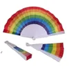 Parti Gay Rainbow Gurur Fan Plastik Kemik Gökkuşukları El Hayranları LGBT Etkinlikler Gökkuşağı Temalı Partiler Hediyeler 23cm 0510 S S-Temalı S S-temalı temalı