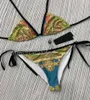 Bikini Femme Designer Sexy Bur Transparent Strap Star Star Classic Imprimé Swimwear Fashion Beach Set Summer Women's Biquini S-XL