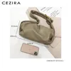 Bag CEZIRA Stylish PU Vegan Leather Pillow Bags For Women 2024 Baguette Handbag Fashion Ladies Casual Hobo Shoulder