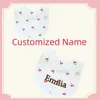 Śliniaki Burp Znastanie Personalizowany prezent Baby Babel Bawełniany Ubrania Baby Custom Baby BIB Nazwa Big Burp Cloth Baby Saliva Ręcznik Zestaw D240513