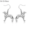 Boucles d'oreilles en peluche fei ye paths 3d dalmatien drop Bring Brinco boho longue déclaration pour les femmes d'oreilles bijoux de mode 2024 cadeaux amoureux