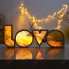 Lettere love Light Box Romantic Valentine's Day Room LED DECOREATIVE Night Light Trunk Proposta Lettera Gift Light