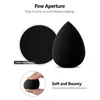 Strumenti per il trucco 2022 Hot Black Cosmetic Sponge Sponge Latex Free Sponge Sponge Powder Lotion Application Mixer D240510