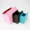 GOPPA INVIAMENTO 5PCS / 0PCS / Scatola di carta nera e rosa Scatola a 3 strati L'imballaggio ondulato supporta il logo di dimensioni personalizzate