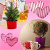 Party Decoration Iron Tree Caps Decors Valentines Day Christmas Toppers