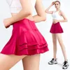 Projektant spódnica projektant tenisa spódnica spódnica damskie szorty tenisowe białe czerwone czarne spódnica jak joga taniec jogging chodzący lekcje fitness 19