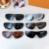 Nouvelles lunettes de soleil créatrices de mode Top Look Luxury Lunettes de soleil pour femmes Men Metal Frame Unisexe Lunettes de soleil 6 couleurs avec boîte de vente au détail