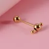 Anelli per lingua in acciaio inossidabile da 1 pc Anelli a sfera rimovibile Anello schiavo da 16 mm Piercing gioielli per il corpo proibito 240429