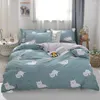 Bedding Sets Denisroom Polka Polka Dot Pattern Bed Linens Lenns White Duvet Conjunto de garotas folhas df85#