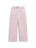 Women's Pants Embroidered Flower High Street Formal Suit Fashion Spicy Girl Y2K Waist Pink