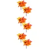 Kwiaty dekoracyjne 6 szt. Halloween symulacja ślubna rekwizyty dyni Dekoracja wtyka