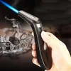 Wholesale Handheld Jet Torch Lighter Refillable Butane Without Gas Lighter for BBQ Cigar Kitchen